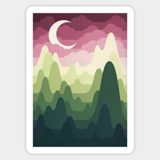 Peaks Sticker